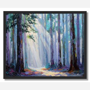 SILVER SUNBEAM PINES - FRAMED