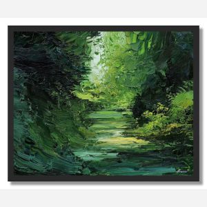 THE DEEP GREEN MAZE - FRAMED