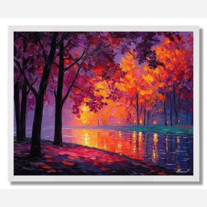MAPLE GLOW SHORE - FRAMED