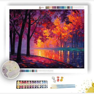 MAPLE GLOW SHORE - Paint by Numbers Full Kit