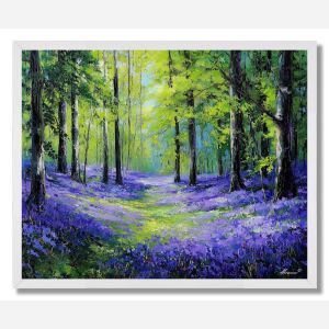 BLUEBELL FOREST FLOOR - FRAMED
