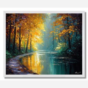 CRYSTAL CLEAR WOODSTREAM - FRAMED