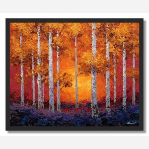 FOREST AT GOLDEN PEAK - FRAMED