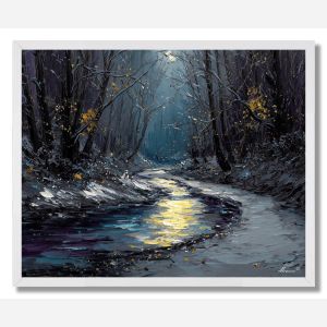 THE SILVER LEAF RIVER - FRAMED