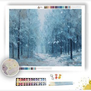 FOREST FROSTLINE - Paint by Numbers Full Kit