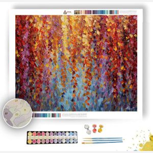 COPPER LEAF RAIN - Paint by Numbers Full Kit