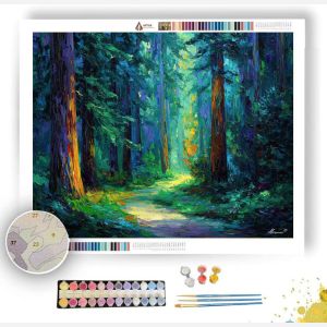EMERALD SHADE PATH - Paint by Numbers Full Kit