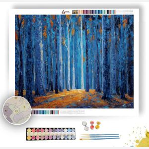 THE BLUE SHADOW WOOD - Paint by Numbers Full Kit