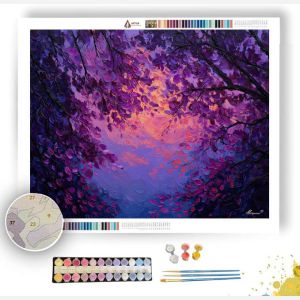 THE VIOLET CANOPY - Paint by Numbers Full Kit