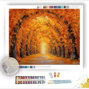 THE AUTUMN ARCHWAY - Paint by Numbers Full Kit