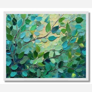 JADE FOREST GLOW - FRAMED