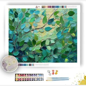 JADE FOREST GLOW - Paint by Numbers Full Kit