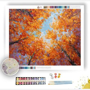 THE ORANGE CANOPY FALL - Paint by Numbers Full Kit