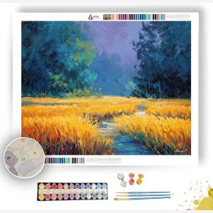 THE GOLDEN MARSH WOOD - Paint by Numbers Full Kit