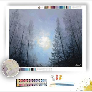 FOREST MOON RISE - Paint by Numbers Full Kit