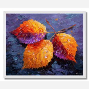 AUTUMN AFTER-RAIN GLOW - FRAMED