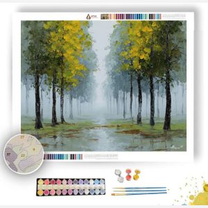 THE SILENT FOG LINE - Paint by Numbers Full Kit