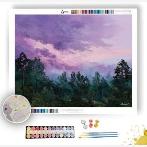 FOREST AT RAIN DUSK - Paint by Numbers Full Kit