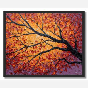 AUBURN LEAF RIDGE - FRAMED