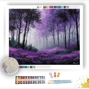 PURPLE FOG GROVE - Paint by Numbers Full Kit