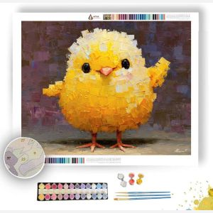 PIXEL KAWAII CHICK - Paint by Numbers Full Kit