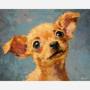 kawaii puppy pixel, cute dog sprite, tan pastel puppy, wagging tail pixel, big sparkling eyes, chibi dog, adorable mini dog, pixel pet