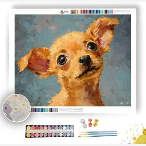 PIXEL KAWAII PUPPY - Paint by Numbers Full Kit