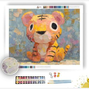 PIXEL KAWAII TIGER - Paint by Numbers Full Kit
