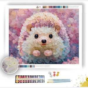 PIXEL KAWAII HEDGEHOG - Paint by Numbers Full Kit