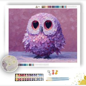 PIXEL KAWAII OWL - Paint by Numbers Full Kit