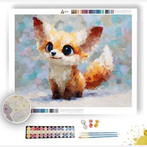 PIXEL KAWAII FOX - Paint by Numbers Full Kit