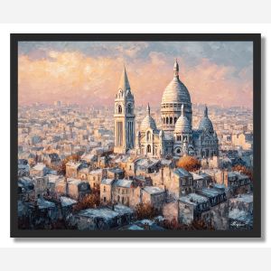 PARIS SACRE-CUR HILLTOP HAZE - FRAMED