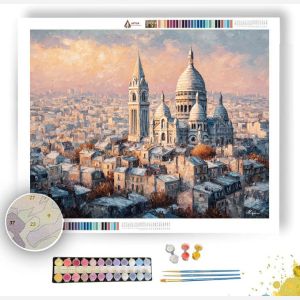 PARIS SACRE-CUR HILLTOP HAZE - Paint by Numbers Full Kit