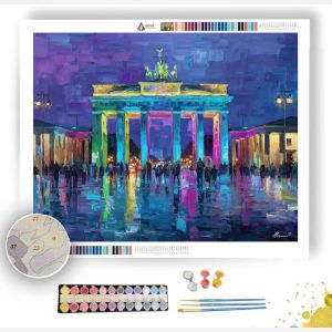 BRANDENBURG GATE FESTIVAL LIGHTS - Paint by Numbers Full Kit