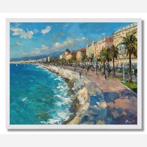 NICE PROMENADE AZUR SHORELINE - FRAMED