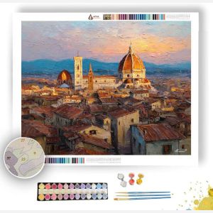 FLORENCE DUOMO TERRACOTTA SEA - Paint by Numbers Full Kit