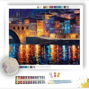 PORTO RIBEIRA RIVERBANK LIGHTS - Paint by Numbers Full Kit