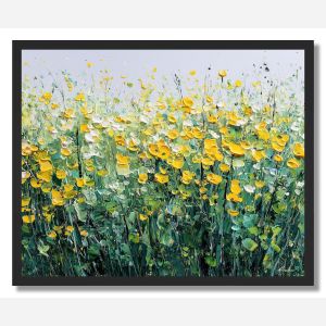 PIXEL MEADOW BAND - FRAMED