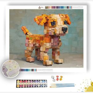 ISO DOG VOXEL PUPPY - Paint by Numbers Full Kit