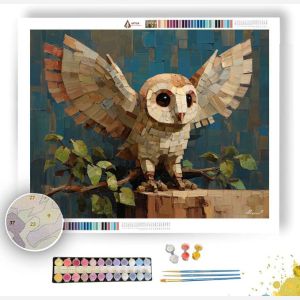 ISO OWL NIGHT SITTER - Paint by Numbers Full Kit