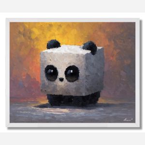ISO PANDA CUBE FORM - FRAMED