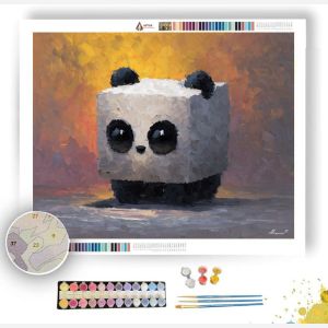 ISO PANDA CUBE FORM - Paint by Numbers Full Kit