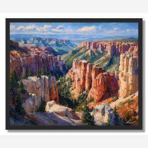 BRYCE CANYON HOODOO GLOW - FRAMED