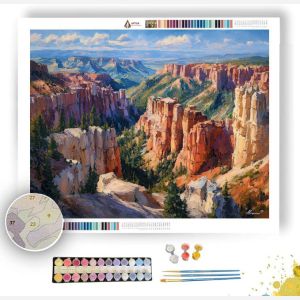 BRYCE CANYON HOODOO GLOW - Paint by Numbers Full Kit