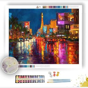 LAS VEGAS STRIP NIGHTFIRE - Paint by Numbers Full Kit