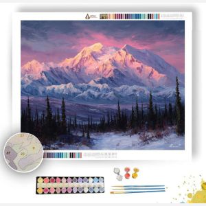 DENALI ALPENGLOW SUMMIT - Paint by Numbers Full Kit