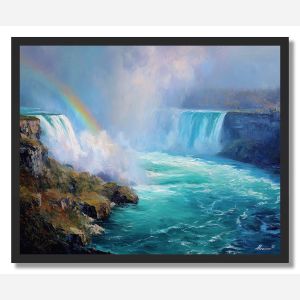 NIAGARA FALLS RAINBOW VEIL - FRAMED