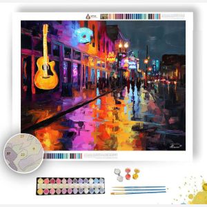 NASHVILLE HONKY-TONK NEON - Paint by Numbers Full Kit