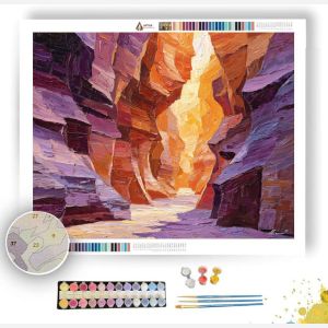 ANTELOPE CANYON RIVER OF LIGHT - Paint by Numbers Full Kit