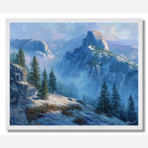 YOSEMITE HALF DOME DAYBREAK - FRAMED